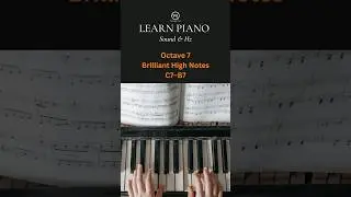 Octave 7 Piano Notes | C7&ndash;B7 | 2093.00&ndash;3951.07 Hz | Ear Training