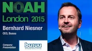 Bernhard Niesner, Busuu - NOAH15 London
