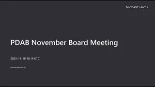 Prescription Drug Affordability Board meeting 11/19/25