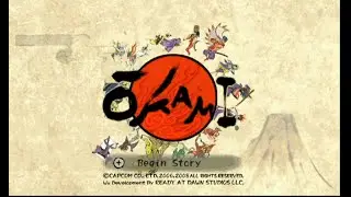 Ōkami Title Screen (Wii)