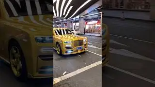 who personally customized a gold version of Rolls-Royce Phantom #rollsroycephantom #supercarkiller