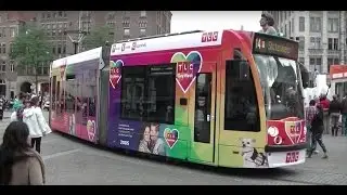 GVB Amsterdam Combino 2085 TLC Gay Week  reclame tram 14