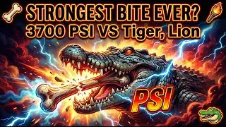 Топ-7 животных с невероятно сильным укусом 🔥💀 | Челюсти с самой сильной силой в мире (по показате...