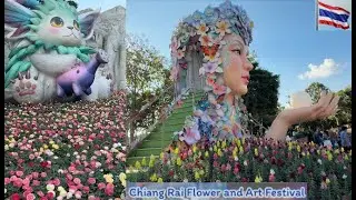 Chiang Rai Flower And Art Festival 2024 | Chiang Rai Province, Thailand