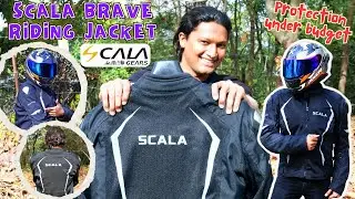 Scala Brave Riding Jacket Review | CE Level 2 Armor, Cordura Fabric & Full Safety @BikerBinjwaJi