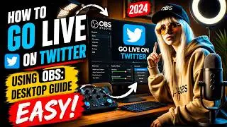 How to Go Live on Twitter Using OBS: 2024 Desktop Guide Easy!