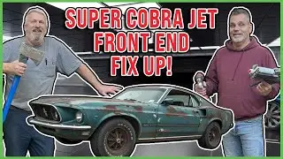 Сварка кузова Mustang Super Cobra Jet 1969 года! Перегородка моторного отсека, верхняя и нижняя ч...