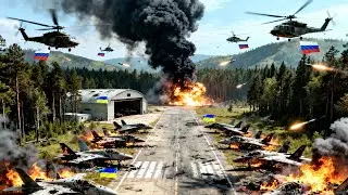 Неудержимый штурм! Российские вертолеты разгромили украинскую авиабазу в ходе массированного рейда