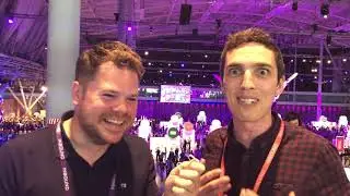 Inbound18 in Boston: bumped into Brian Gallagher (HubSpot)