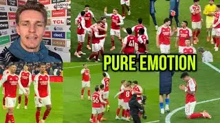 Unseen Footage: Arsenal Players Celebrate Together Brighton Win