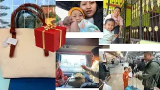 Yumda chatle 🚞Husband dagi surprise gift 🎁 su fange#familyvlog @SanabiLukramVlogs-yt7er 