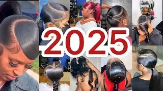 2025 New & Latest Ponytail Hairstyles Ideas For Black Women | Sleek ponytail Hairstyles pictures