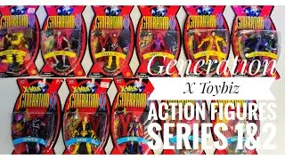 Generation X series 1&2 Toybiz in box review #actionfigurereview #toybiz #xmen