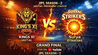 JPL Season 2 | Kings XI Jagtial vs Surya Strikers LIVE |  GRAND FINAL | JAGTIAL