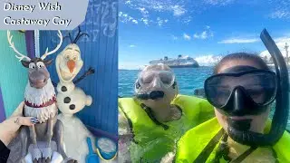 Disney Wish Vlog Day 4 | Snorkelling at Castaway Cay, Drinks from Summertime Freeze & Dinner at 1923
