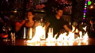 Summer night of Bar in Hvar ,Croatia, 2017 Vol 1