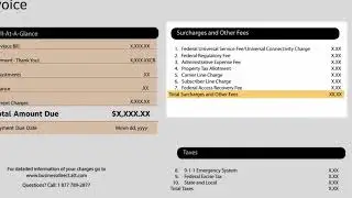 Understand Your First Bill   Surcharges, Fees and Taxes