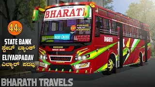 🛑 BHARATH TRAVELS (STATEBANK - ELIYARPADAV) KARNATAKA PRIVATE BUS LIVERY RELEASED DOWNLOAD NOW