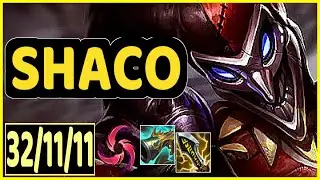 SHACO VS BRIAR - 32/11/11 KDA JUNGLE GAMEPLAY