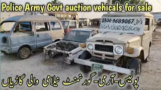 Police|Army|Govt|auction vehicals for sale in Pakistan #bwpcars