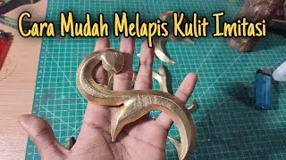Lapis Kulit Imitasi?? Begini Caranya!! Cara Mudah Melapis Vynil atau Kulit Imitasi..