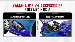 Yamaha R15 V4 Accessories Price List in India 🇮🇳
