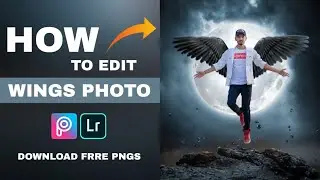 Wings photo editing | wings heaven concept tutorial in Picsart | step by step - Akshay Wagh