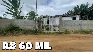 R$ 60 MIL ACEITA PROPOSTA PROPRIEDADE EM BOQUIM 24 DE  FRENTE POR 35 COMPRIMENTO COM CASINHA SIMPLE