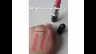 MAC lipstick Cremesheen Ravishing review