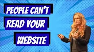 Can people read your website?