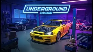 UNDERGROUND GARAGE PLAYTHROUGH NO COMMENTARY (4K 60 FPS) PART 2. DISSECTING A CAR'S ENGINE!
