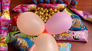 Satisfying video ASMR gems lollipops candy jelly unboxing 😘🍬🍭🥰