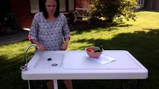 Outdoor sink table review from BrylaneHome