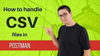How to handle responses CSV format in Postman?