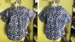 Cutting and Stitching Easy Side Ruche BuBu Top