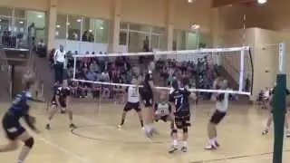 Fragmenty meczu AZS Rafako  - Juvenia 3-0 (03.10.2015)