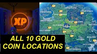 All 10 Gold XP Coin Locations for Fortnite Season 4