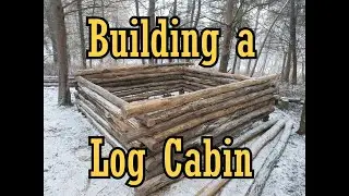 Butt and Pass Log Cabin Construction Continues! Building Walls | In the Bush #127