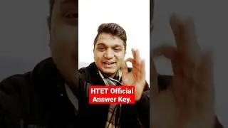 HTET Official Answer Key// PRT, TGT, PGT. Good News. #shorts #short #shortvideo #study24official