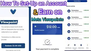Meta Viewpoints: How To Set-Up an account and Earn for sharing Opinions 