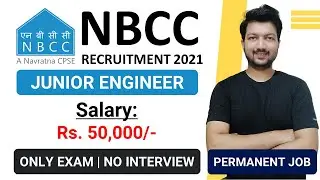 NBCC Recruitment 2022 | Junior Engineer (JE) | ONLY EXAM | NO Interview | Latest Jobs 2022