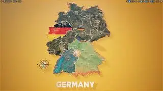 UE Germany Map HD Use: Materials 04 - Height Gradient