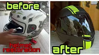 OLD HELMET RESTORATION & MODIFICATION TO EASY IDEA