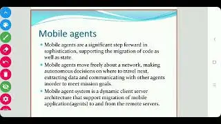 MCA- Mobile Computing-BE CSE-IT- Mobile Agents