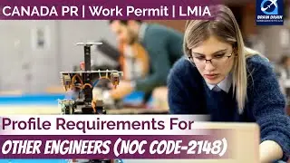 Professional Engineers n.e.c.- Profile Description for Canada Work permit, LMIA & PR | NOC CODE 2148