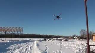 Тест быстрого снижения коптера