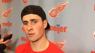 Red Wings' Dylan Larkin on slow start Sunday