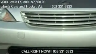 2003 Lexus ES 300 Base 4dr Sedan