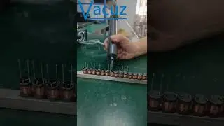AB Glue Manual Feeding Dispensing Drum Core DR Magnetic Inductor Core Process Machine