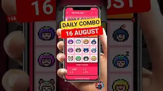 Tomarket daily combo 16 August | tomarket daily combo today | tomarket today combo | #shorts